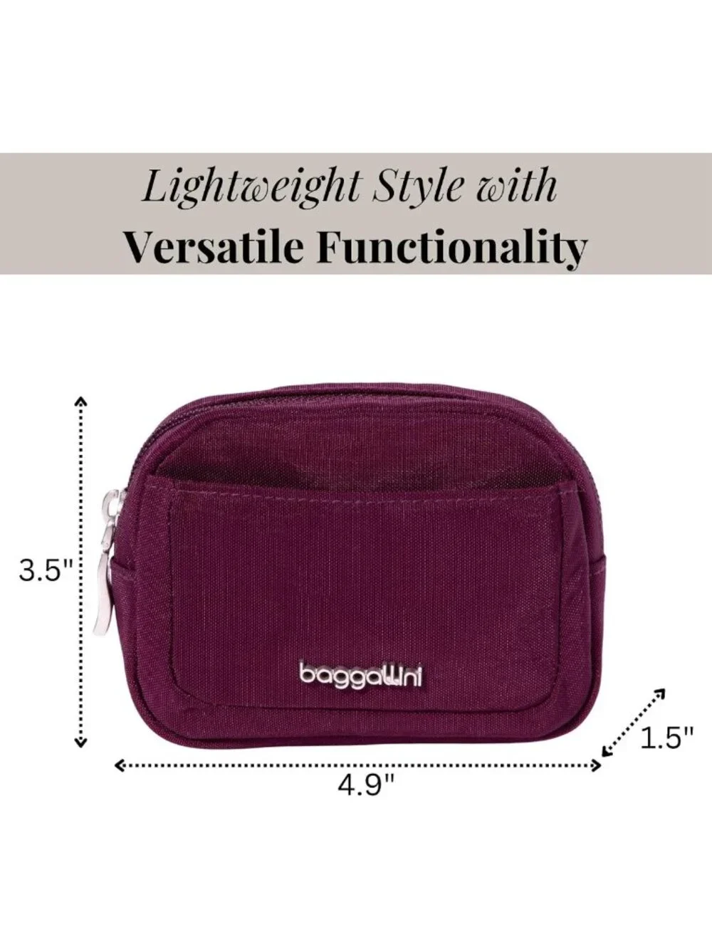 Lightweight Travel Cosmetic Bag - Mini Makeup Organizer & Essentials Pouch